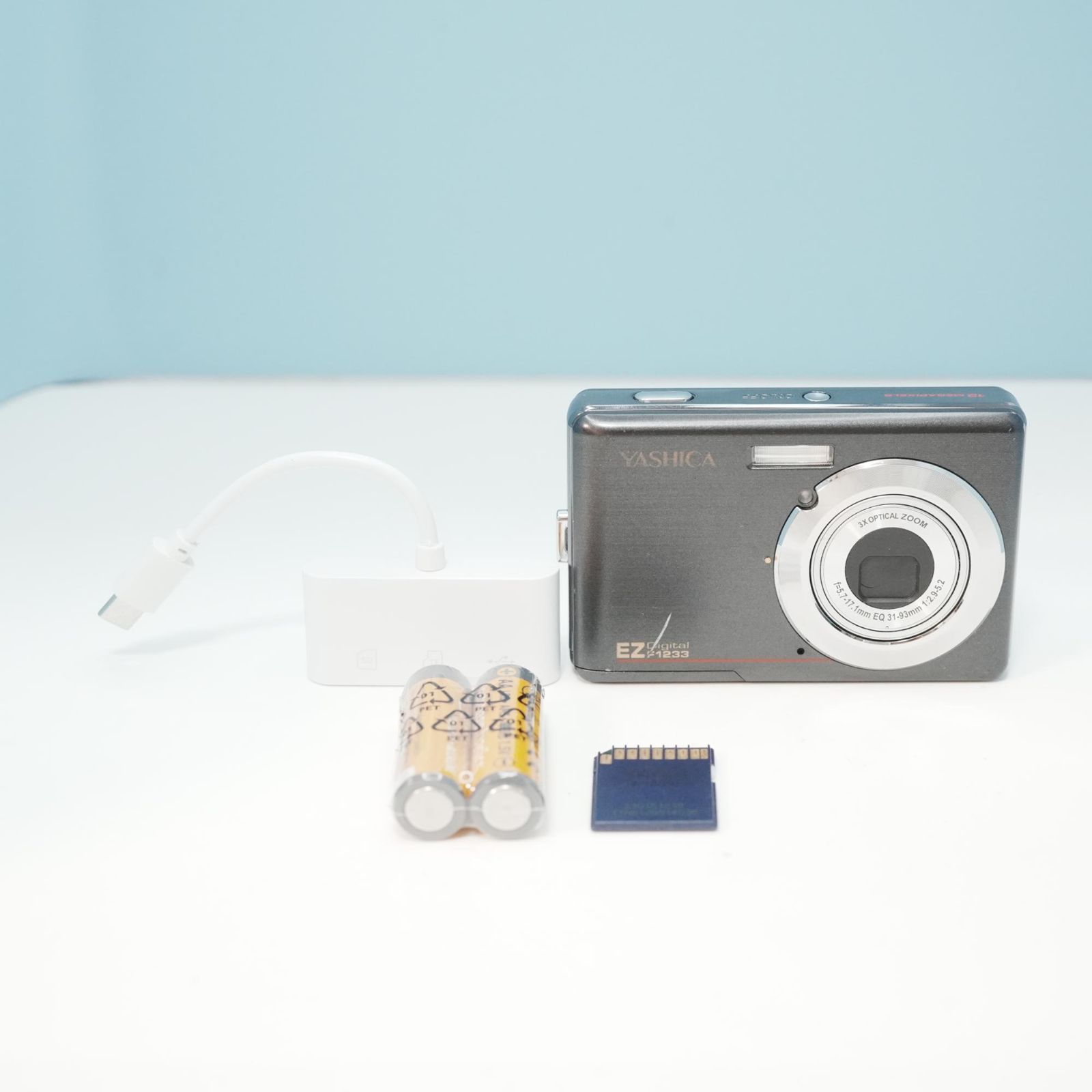 YASHICA EZDigital F1233 デジカメ スマホ転送OK フルセット a6439