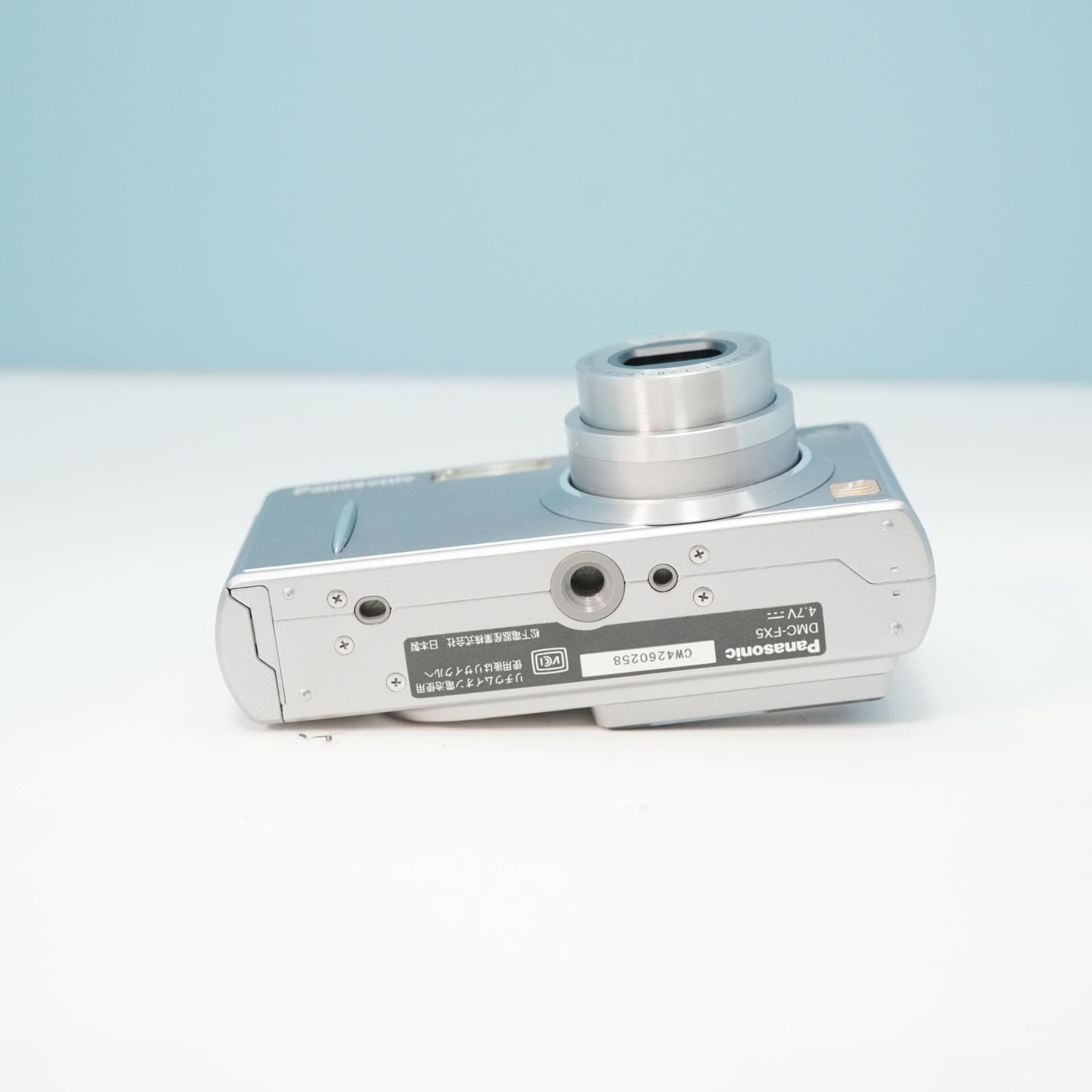 動作確認済み Panasonic LUMIX DMC-FX5 スマホ転送 セット Panasonic LUMIX DMC-FX5 デジカメ スマホ転送OK フルセット 美品