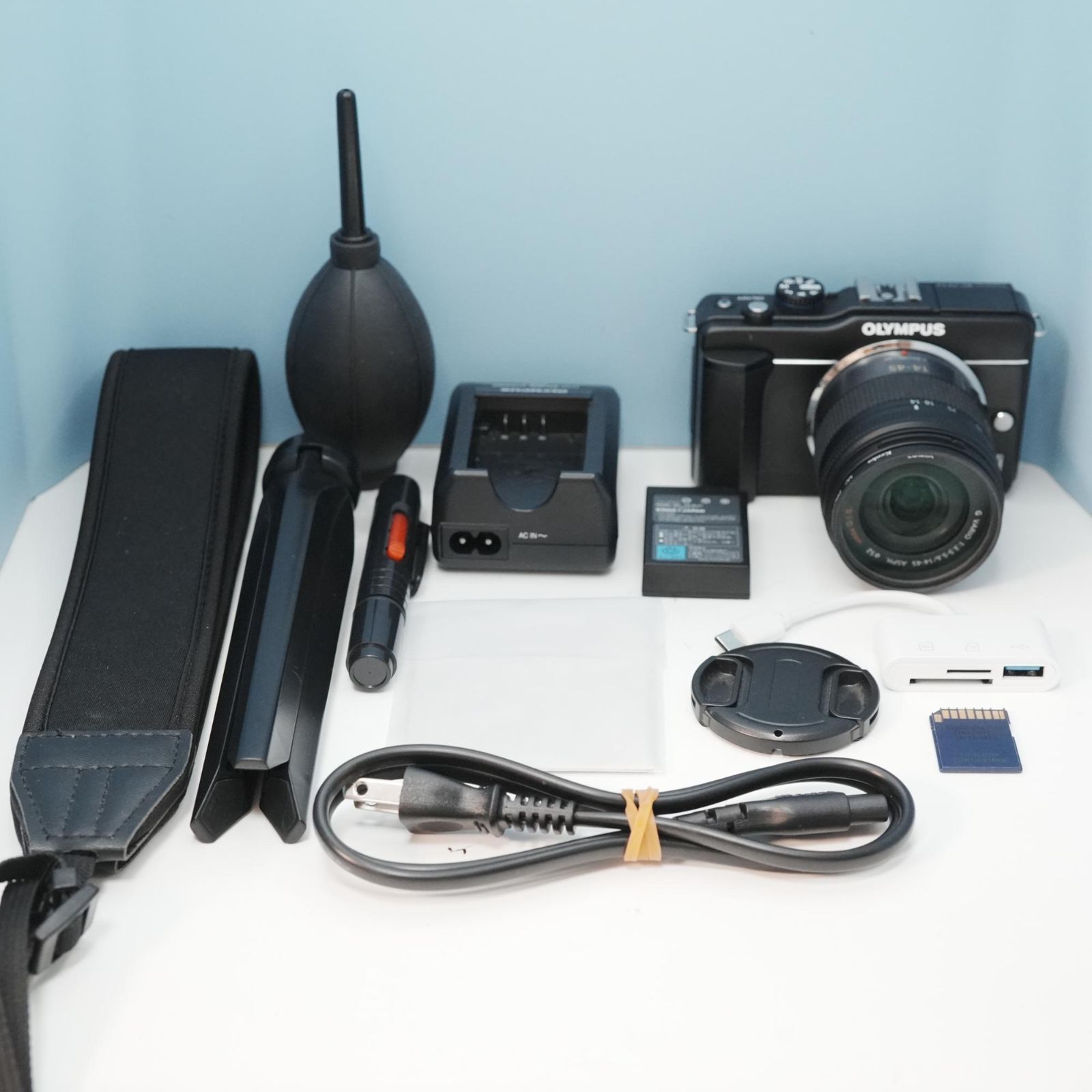 スマホ転送可 OLYMPUS PEN Mini E-PL1s　ミラーレス OLYMPUS PEN E-PL1s 一眼レフ スマホ転送OK フルセット a6437 - メルカリ