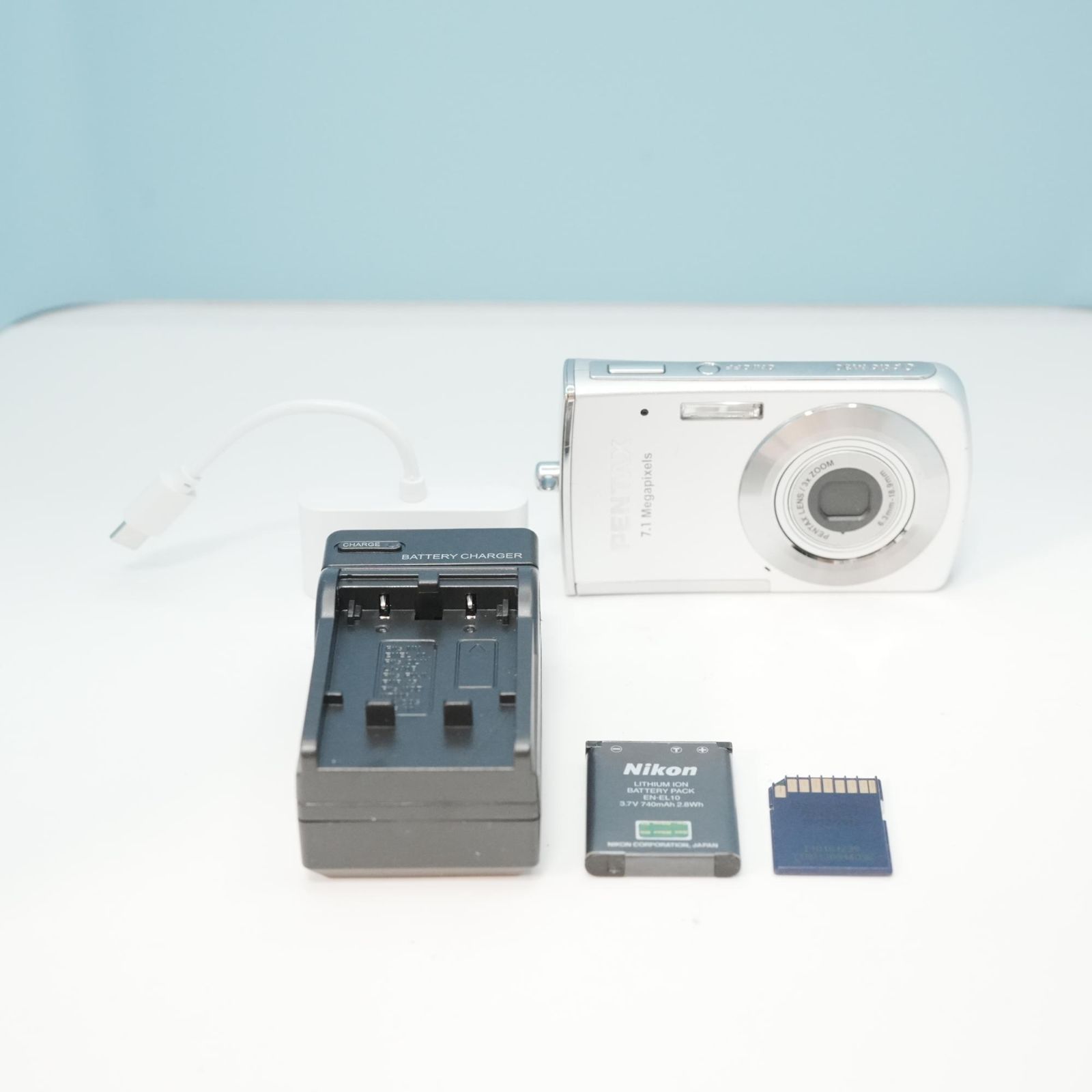 動作確認済み　PENTAX Optio s7　スマホ転送OK PENTAX Optio M30 デジカメ スマホ転送OK フルセット 美品 a6433