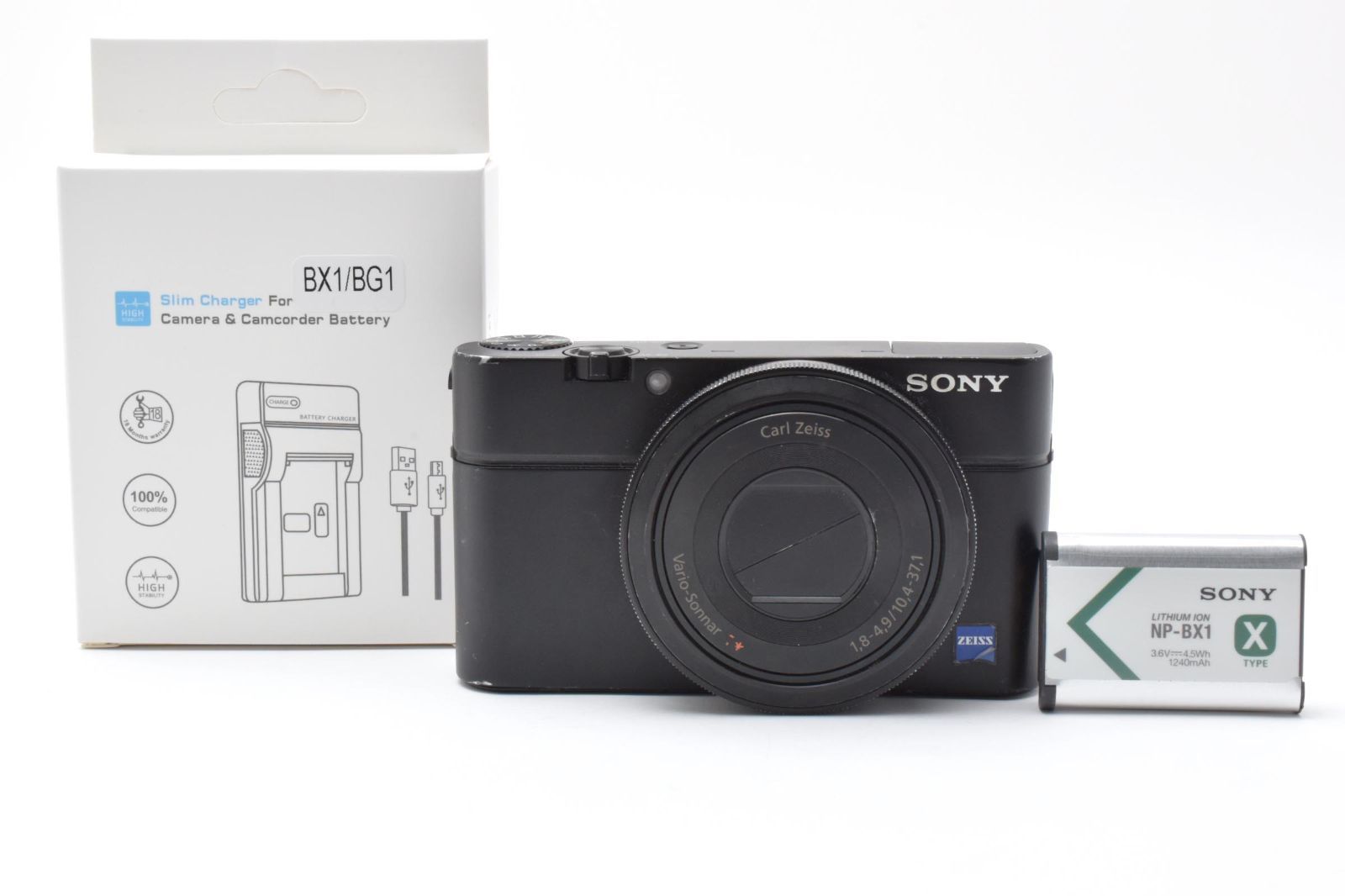 SONY ソニー Cyber-shot DSC-RX100 ブラック /3125 動作OK 返金保証