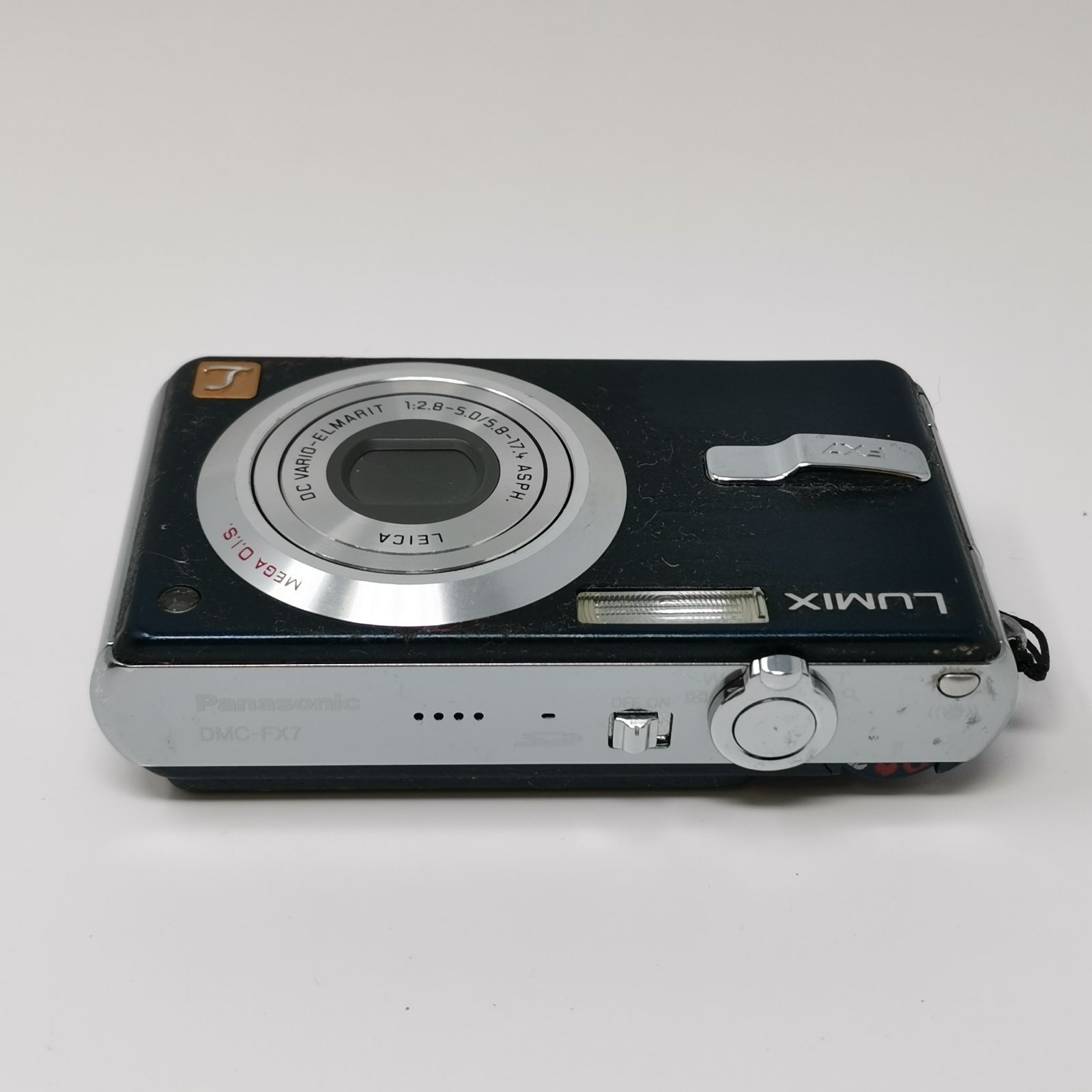 Panasonic LUMIX DMC-FX7 紺色 バッテリーなし ケース付 本体のみ