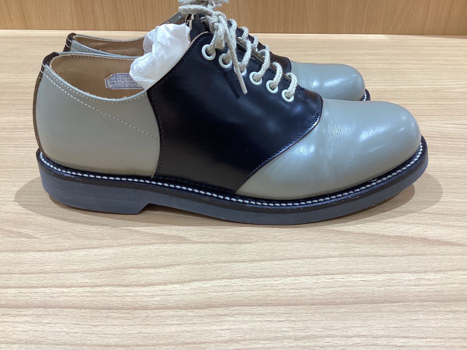 RR264276248 REGAL 24㎝ サドルシューズ バイカラー ブラック×グレー 