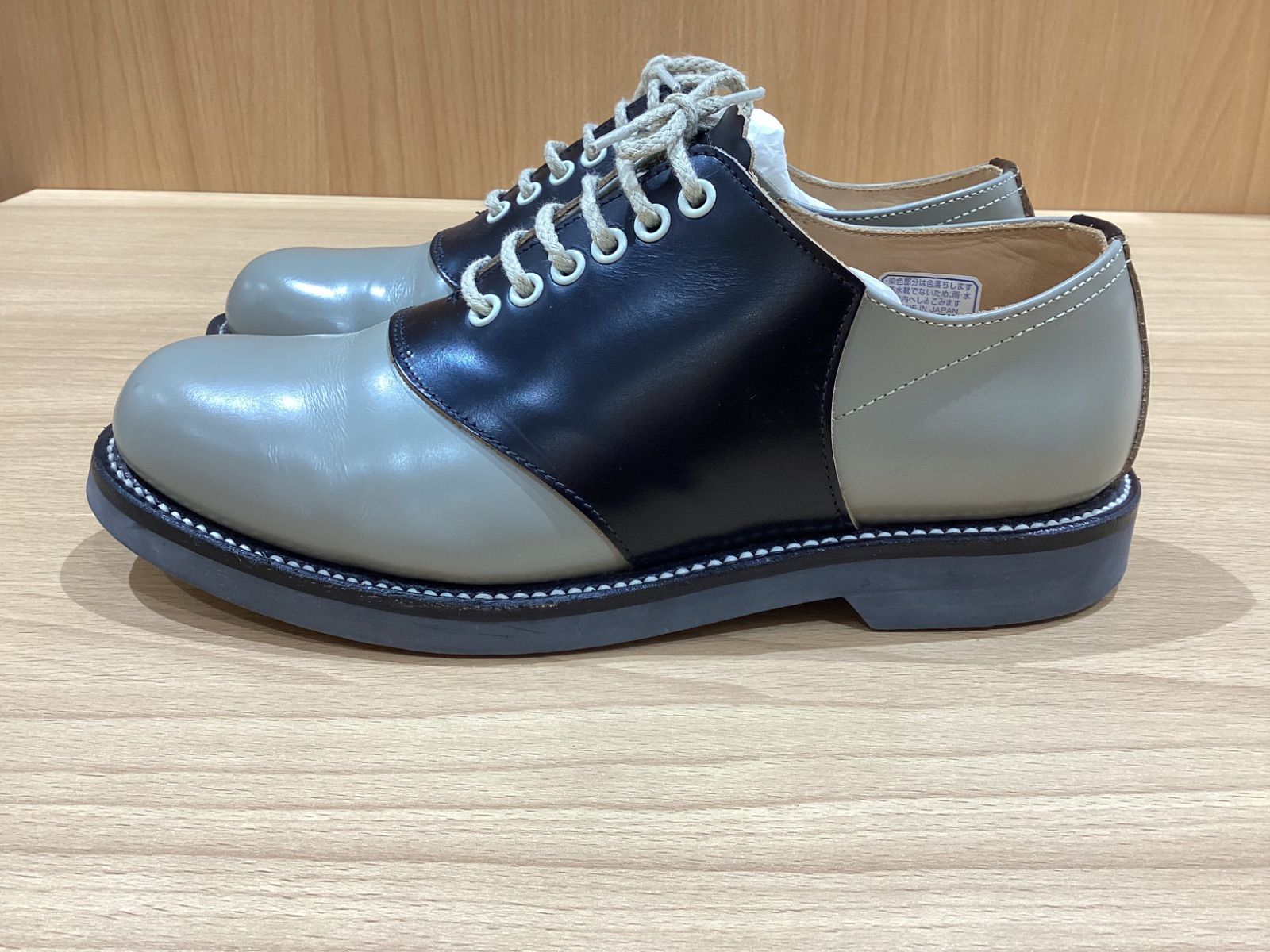 RR264276248 REGAL 24㎝ サドルシューズ バイカラー ブラック×グレー