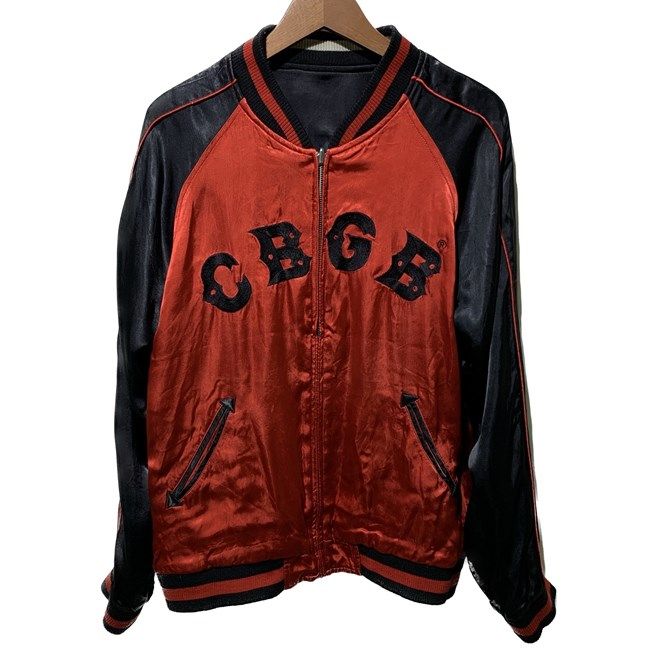 中古】 CBGB スカジャン リバーシブル ジャンパー アウター レーヨン