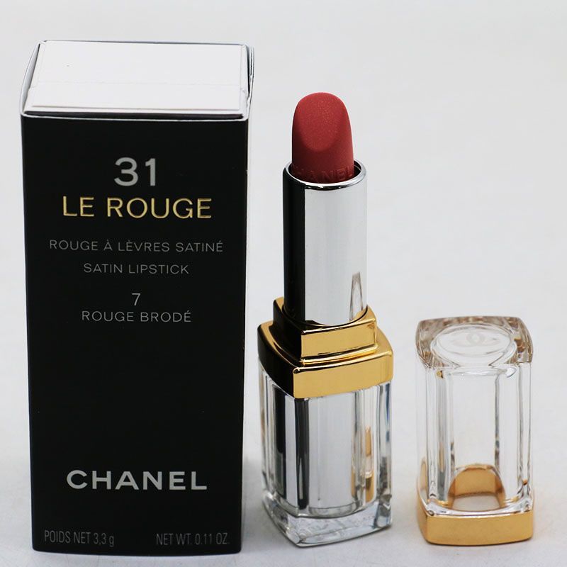 未使用 シャネル CHANEL トランテアン ル ルージュ 7 ルージュ ブロデ 3.3ｇ CR8-05-07-12