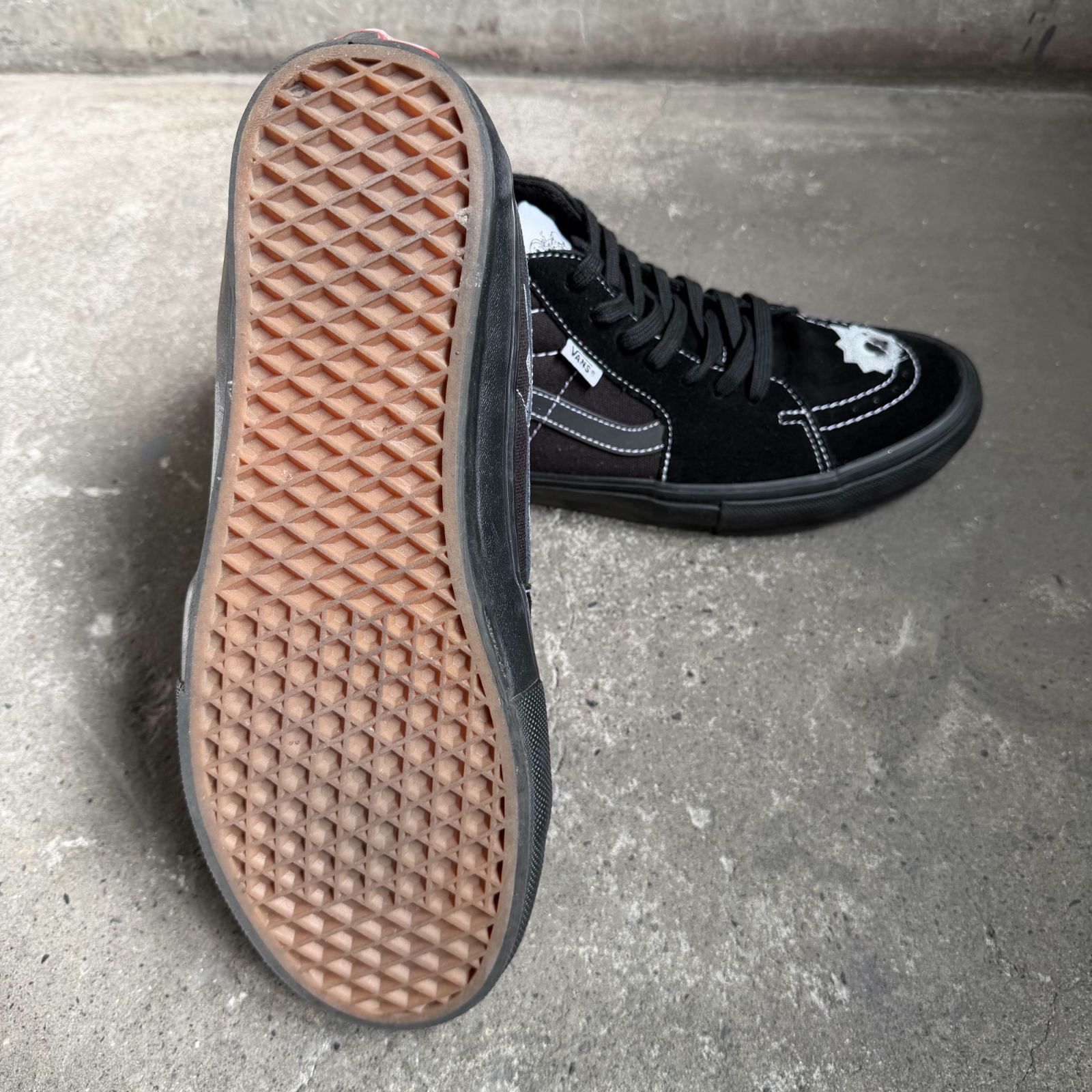 Supreme x VANS x NATE LOWMAN 25ss Skate Grosso Mid Bullet Hole 