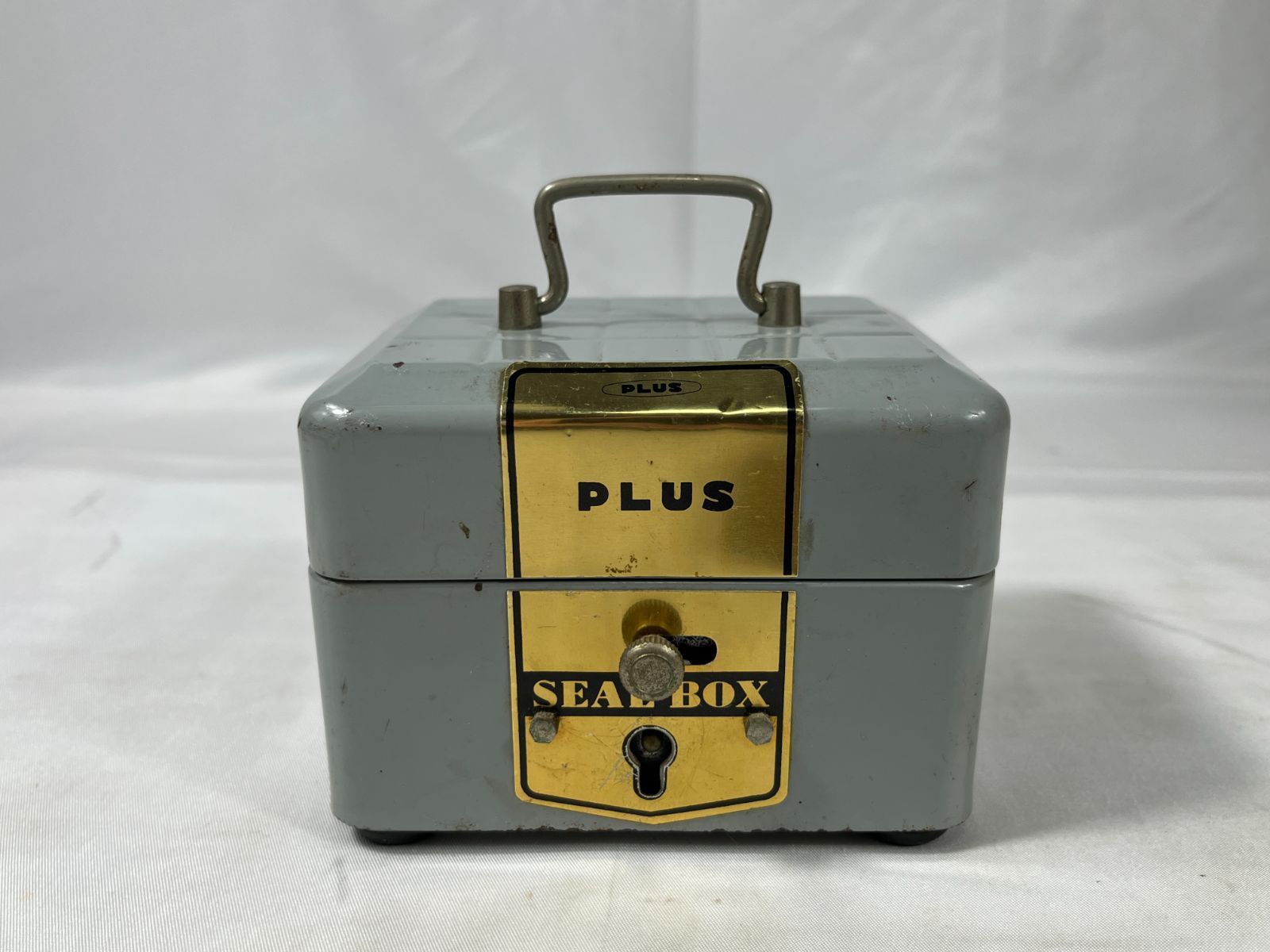 金庫 和風 レトロ 小物入れ PLUS プラス SEAL BOX ミニ金庫 小物入れ 箱 ボックス インテリア