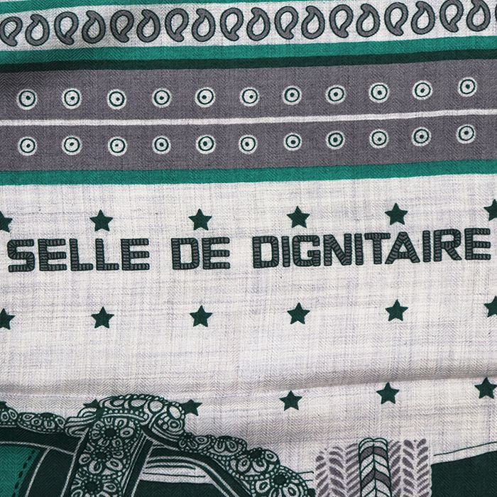 極美品】HERMES エルメス カレジェアン140 SELLE DE DIGNITAIRE 高官の