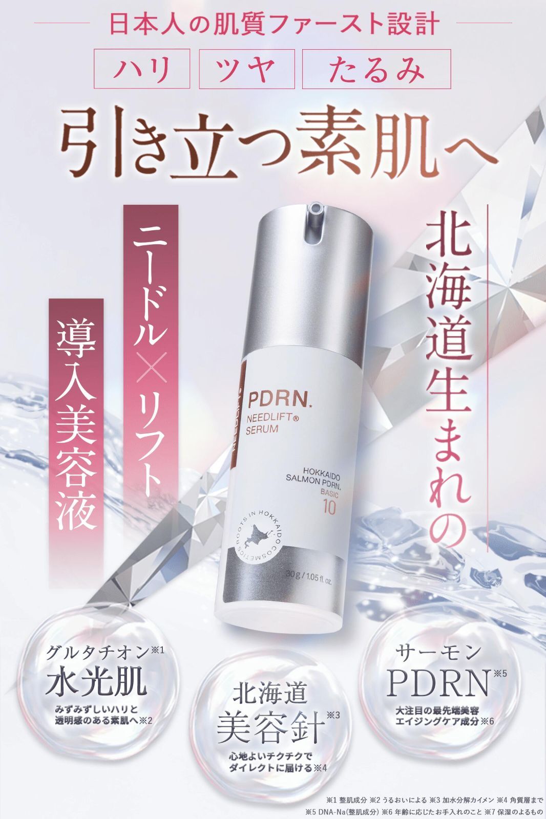 idio公式】 idio 北海道PDRN ニードリフトセラム 美容液 サーモンPDRN