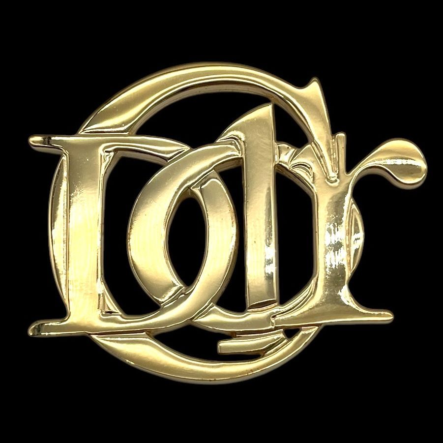 Christian Dior クリスチャンディオール エンブレム ブローチ ロゴ