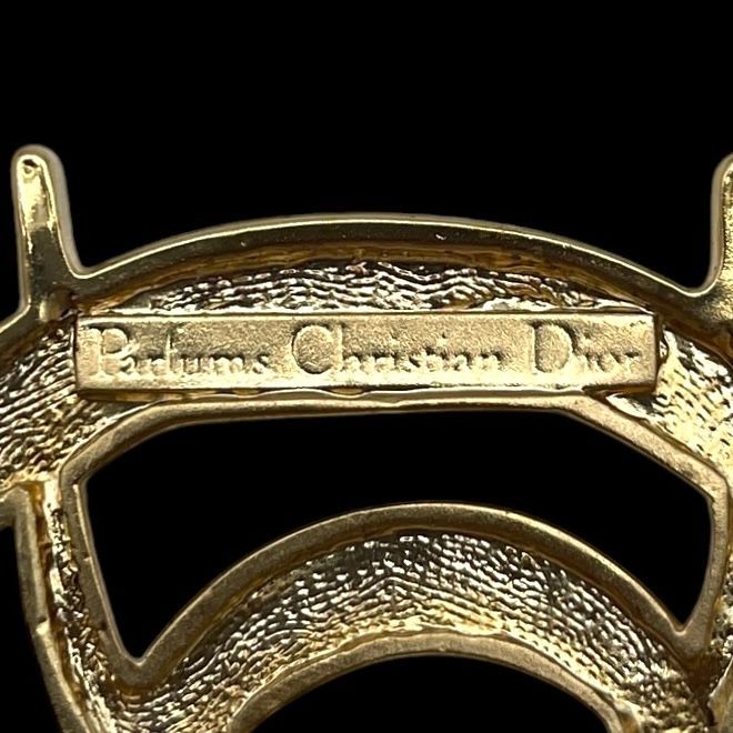 Christian Dior クリスチャンディオール エンブレム ブローチ ロゴ