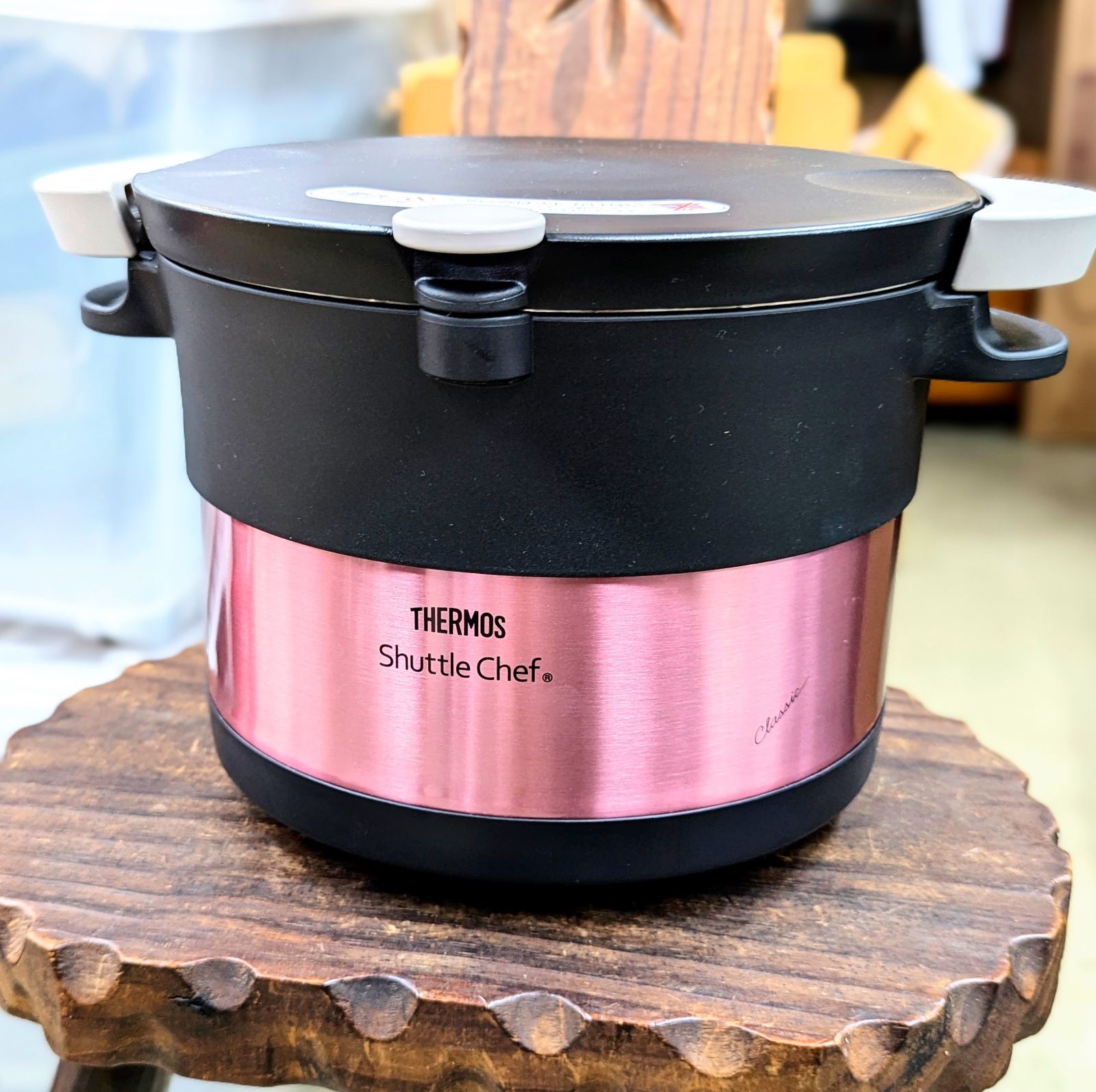 シャトルシェフ　KBH13001（3ℓ）ローズピンク THERMOS 真空保温調理器 シャトルシェフ KBC-3001 ルージュピンク