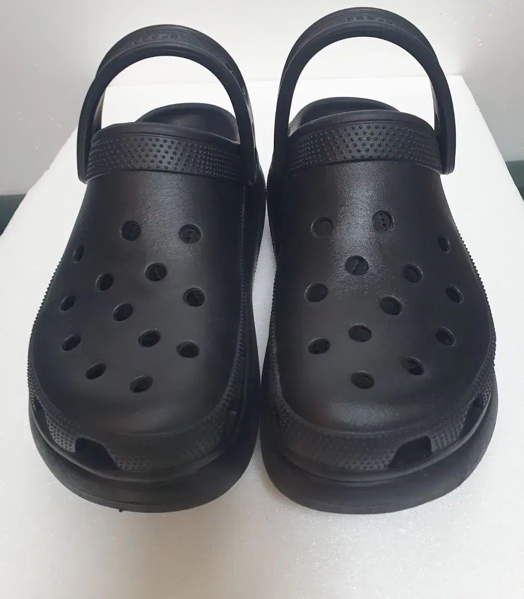 クロックス 黒色 サンダル 厚底 スリッパ 255 260mm