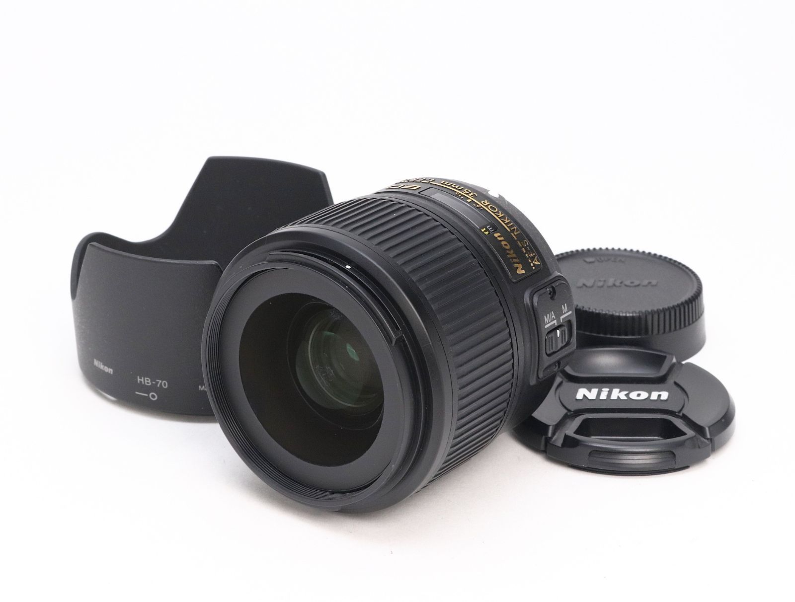 AB- (良品) Nikon ニコン AF-S NIKKOR 35mm F1.8 G ED 初期不良返品対応 55-54