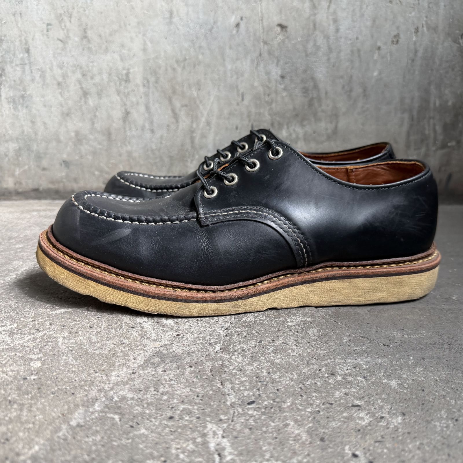 RED WING 8105 Work Oxford Moc Toe 廃盤 2010年製 ブラック 27cm