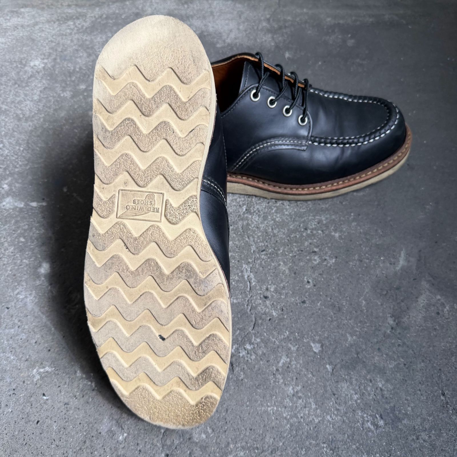 RED WING 8105 Work Oxford Moc Toe 廃盤 2010年製 ブラック 27cm