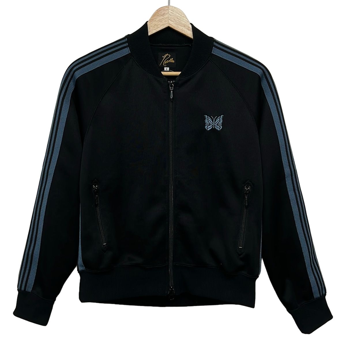 needles(ニードルス) ジャージ サイズ1 S レディース美品 黒×ブルーグレー 春・秋物