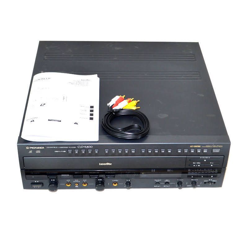 稀少銘機/極上動作品】Pioneer パイオニア CLD-K800 LD CD VCD