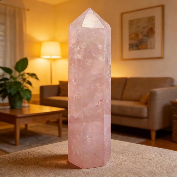 Pandinor ローズクォーツ 水晶クラスター 天然水晶 クリスタル 原石