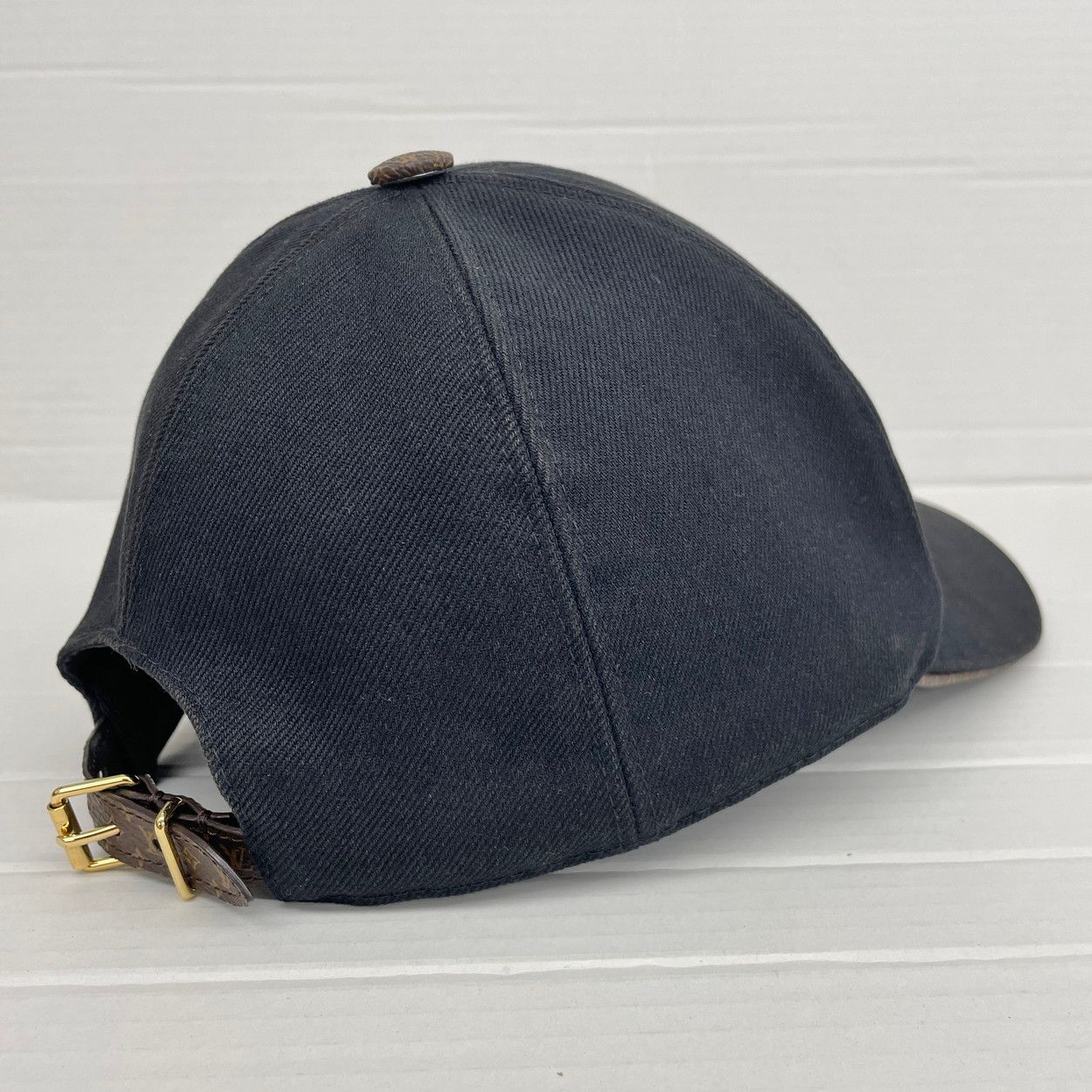 キャップ・LV デー LOUIS VUITTON M77806 Mサイズ ブラック - メルカリ