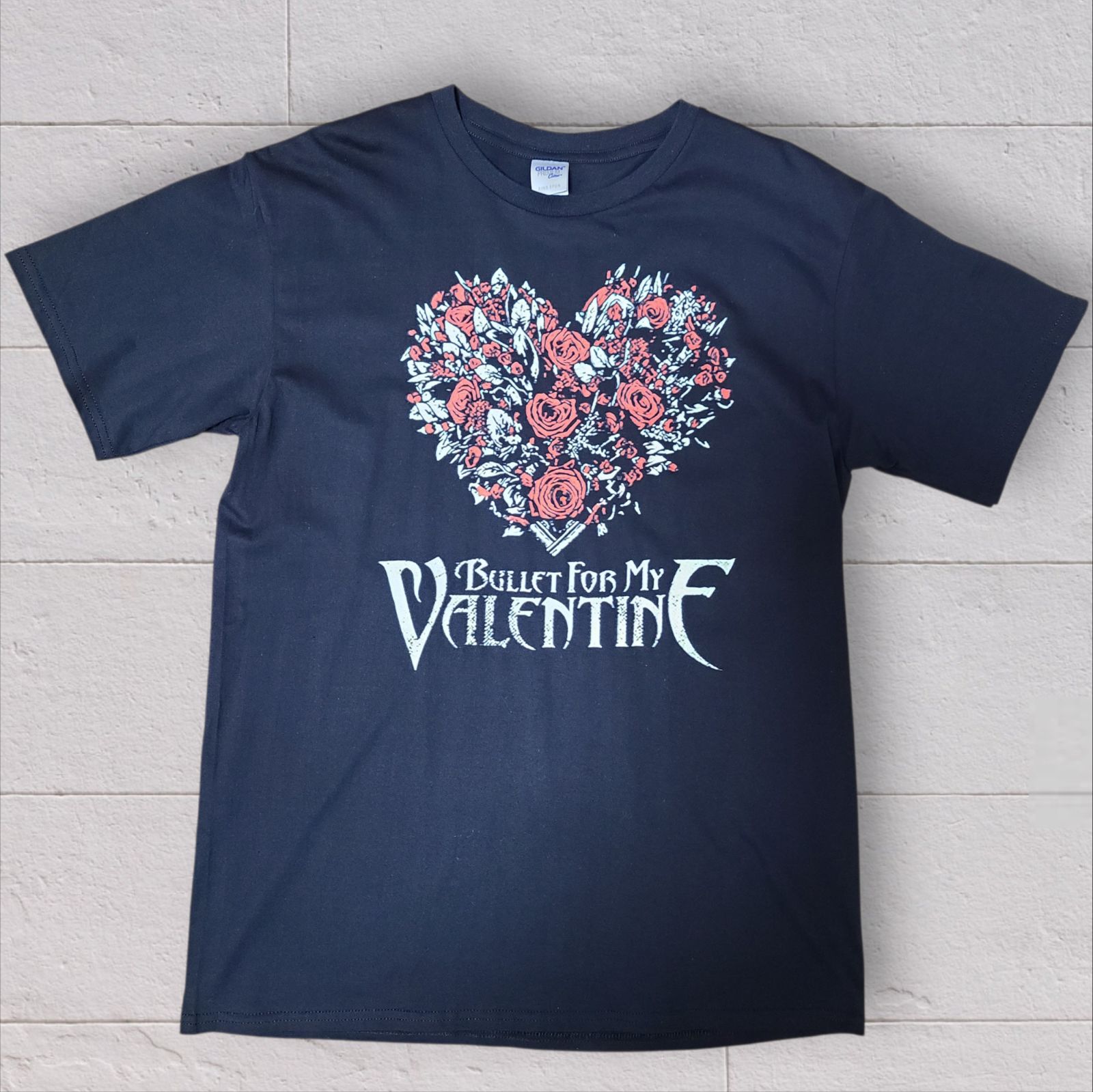 バンドTシャツ ロックTシャツ メンズTシャツ ブラック Lサイズ - メルカリ