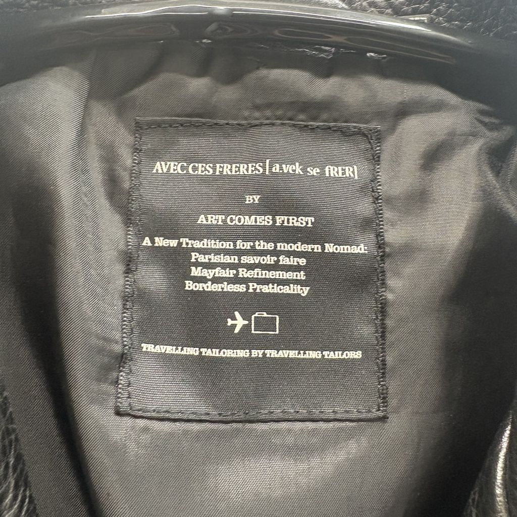 ART COMES FIRST アートカムズファースト Leather Riders Jacket