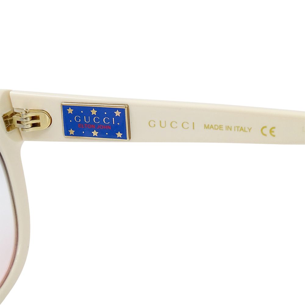 グッチ ロゴ グラデーション サングラス レディース 【中古】 グッチ GUCCI サングラス レディース ブランド ブルー ピンク ホワイト