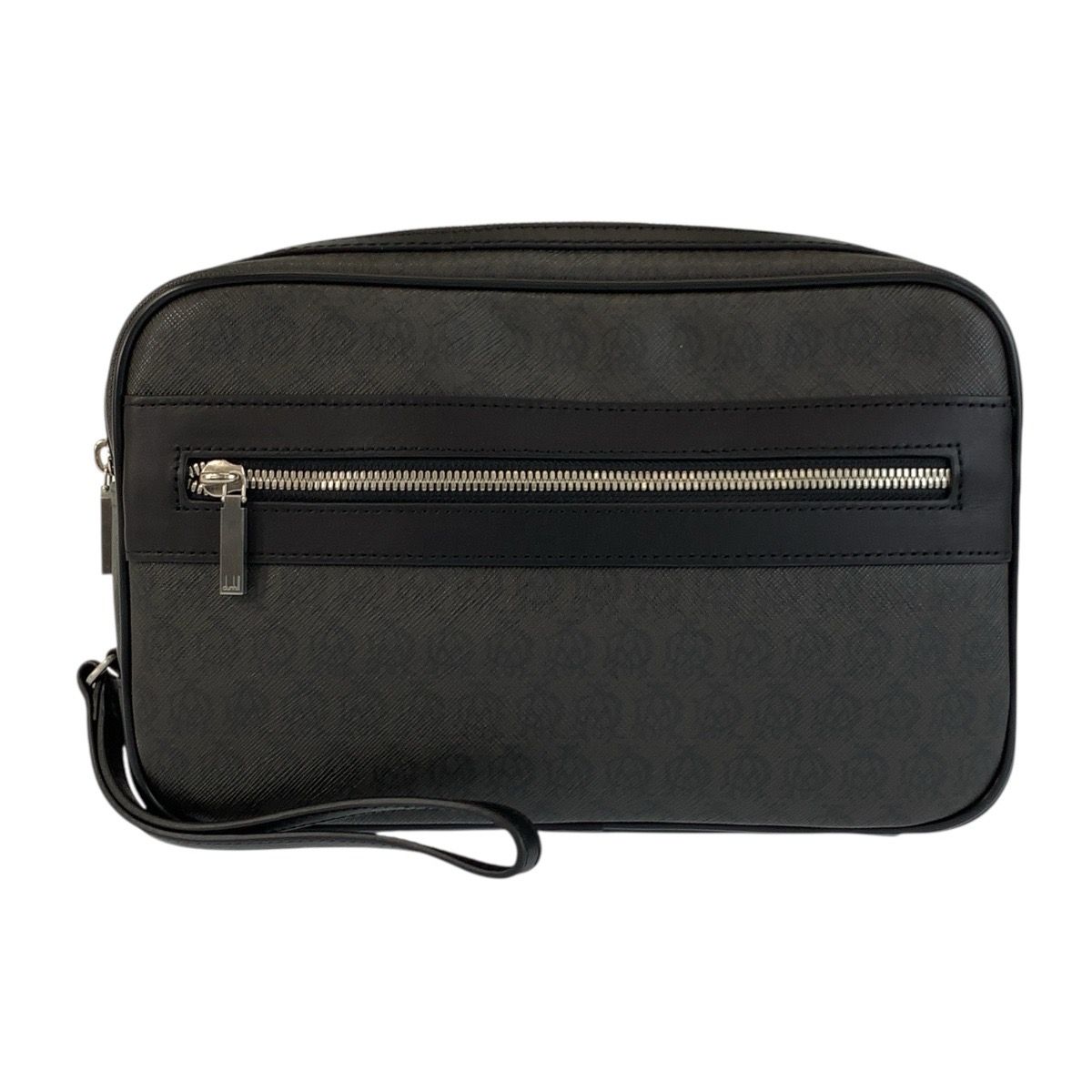 美品 Dunhill ダンヒル ウィンザー ブラック 黒 シルバー金具 PVC 