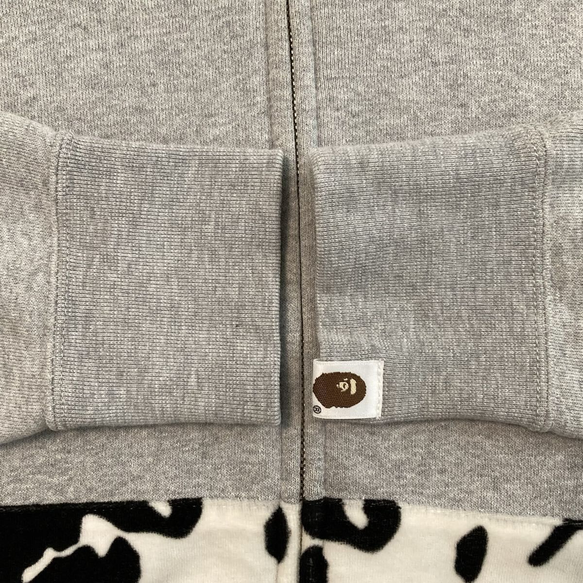 ホルスタイン パーカー Sサイズ グレー Holstein full zip hoodie a 