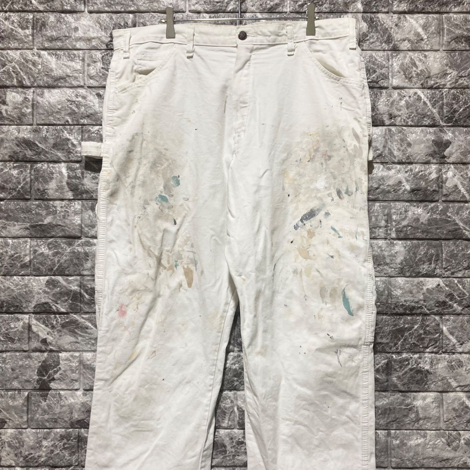 Dickies ホワイト ペインターパンツ ディッキーズ 白ペインター ペンキ 