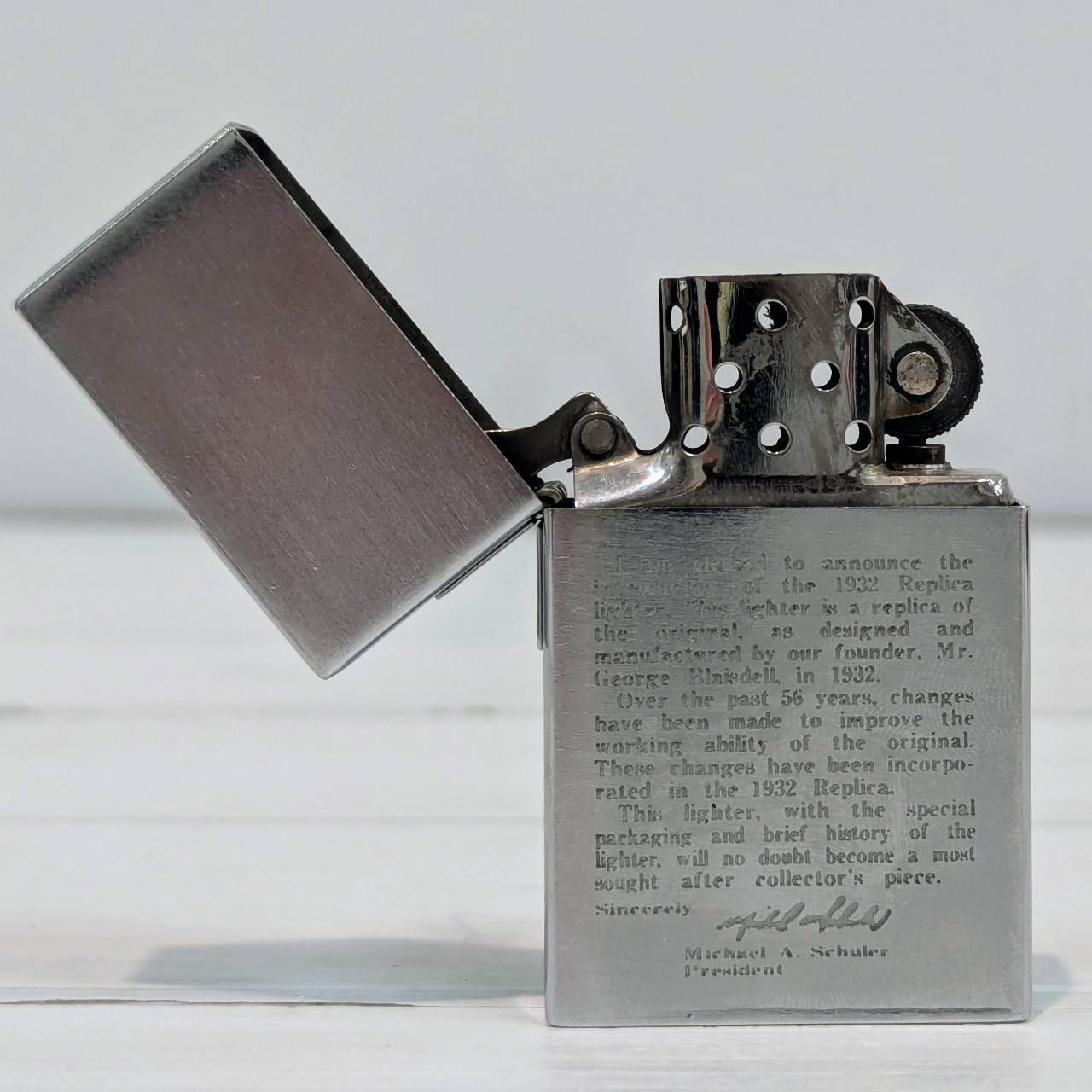 塩】Zippo ジッポー ジッポ 1932 ORIGINAL オリジナル REPLICA 