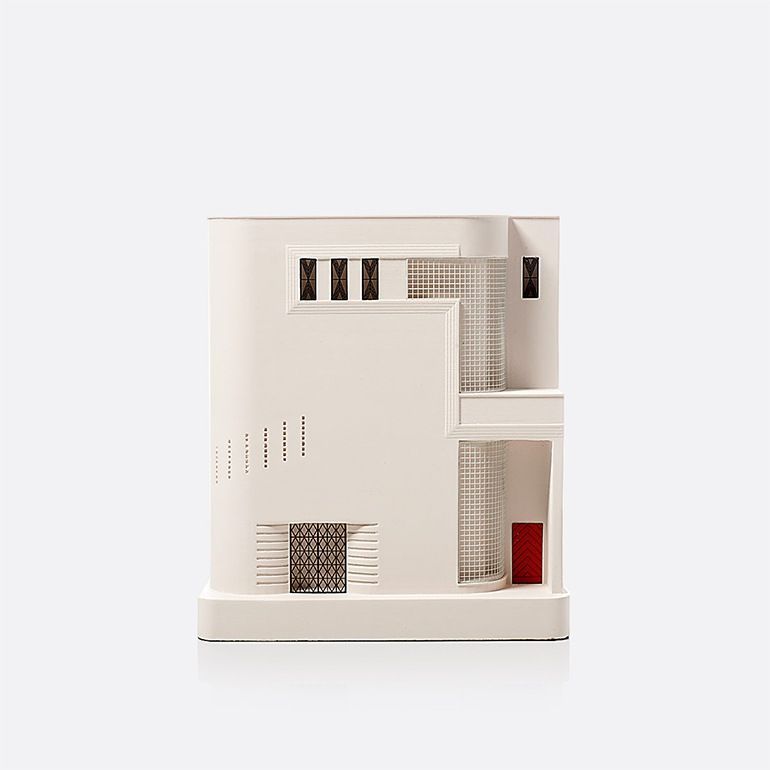 【新品】【1点販売】CHISEL&MOUSE[チゼルアンドマウス]Fisher Apartments[ミニチュアモデル 模型 オブジェ 石膏 樹脂 建築 アート インテリア ディスプレイ]
