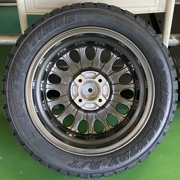 ハスラー タフワイルド Jスタイル 新品 15インチ タイヤホイール4本