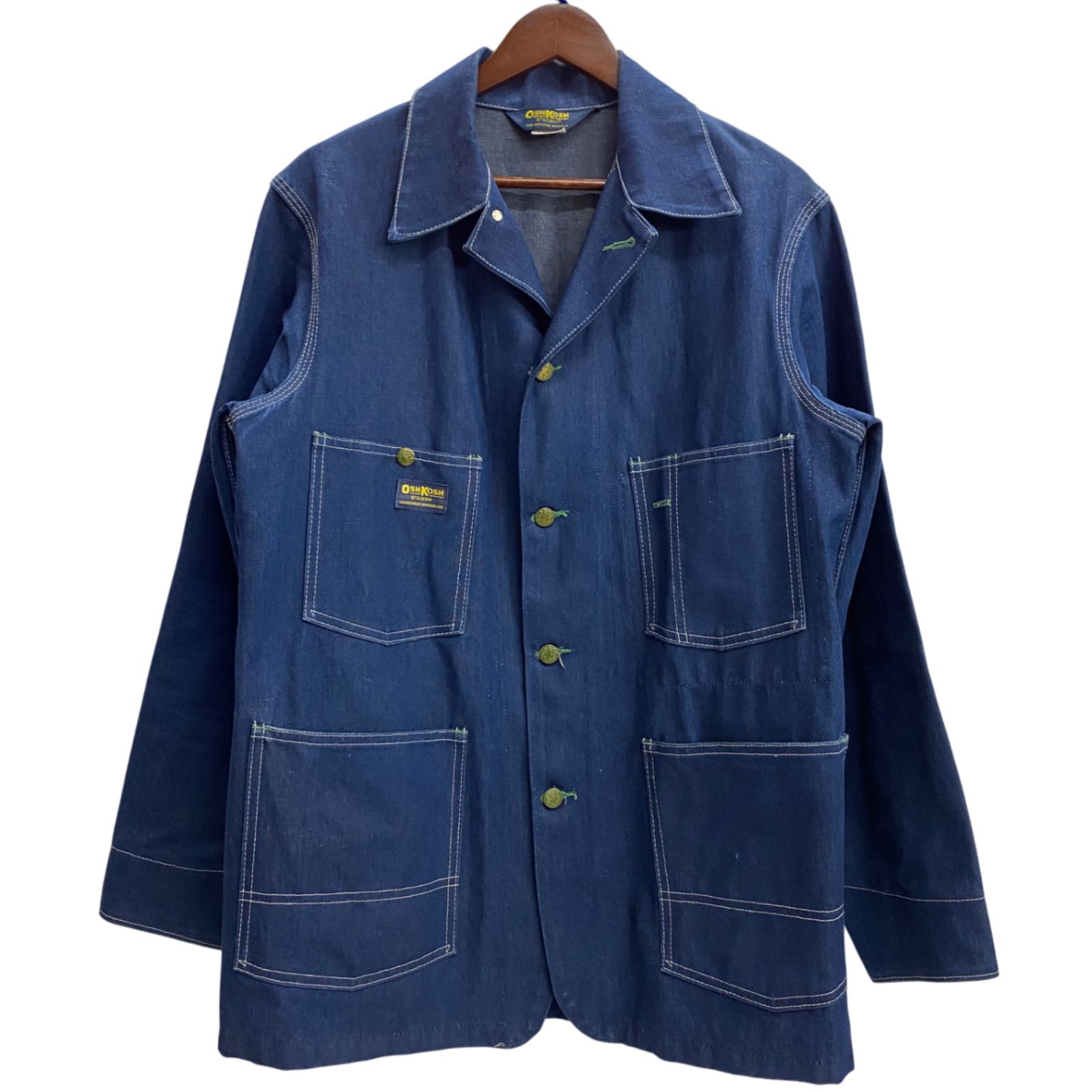 80s Osh Kosh オシュコシュ ヒッコリーカバーオール 80s Osh Kosh オシュコシュ ヒッコリーカバーオール オシュコシュ