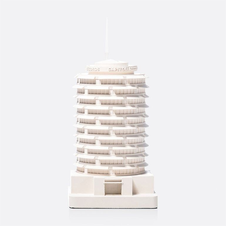 【新品】【1点販売】CHISEL&MOUSE[チゼルアンドマウス]Capitol Records[ミニチュアモデル 模型 オブジェ 石膏 樹脂 建築 アート インテリア ディスプレイ]