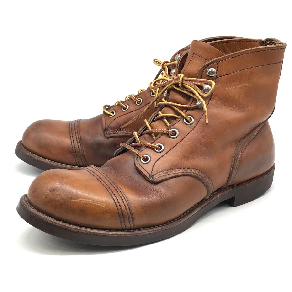 【倉吉店】 中古 RED WING | レッドウィング ブーツ アイアンレンジ 8112 ブラウン 26.5cm 【127】