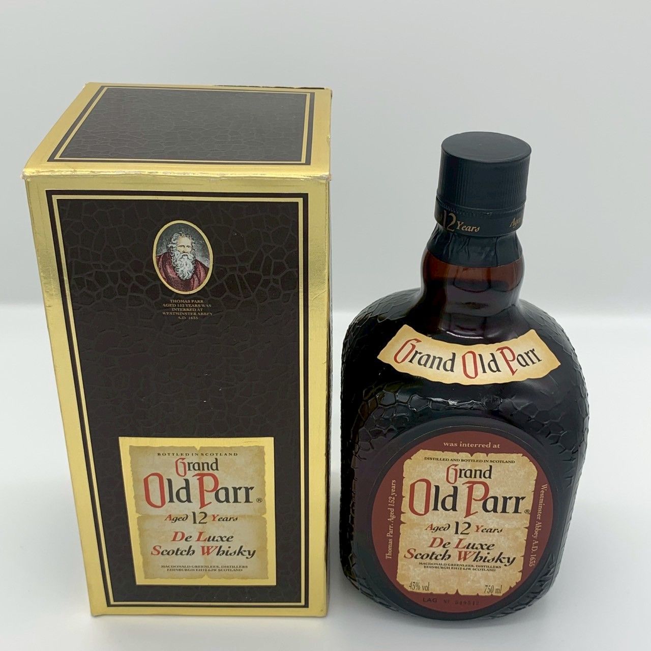 グランドオールドパー12年 750ml 43% 古酒 箱付 - メルカリ