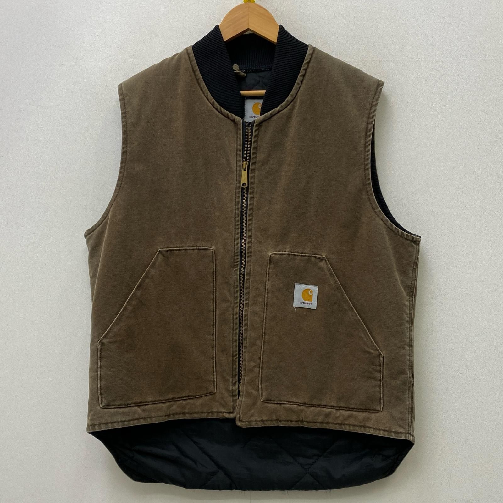 【加古川店】 中古 Carhartt | カーハート ベスト アークティックベスト VQ1882 ブラウン サイズ：L 【93】
