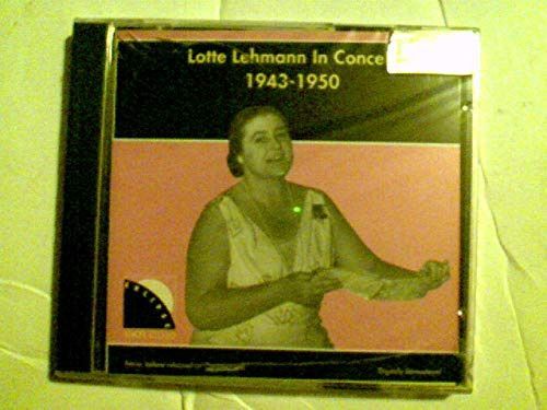【CD】Lehmann in Concert 1943
