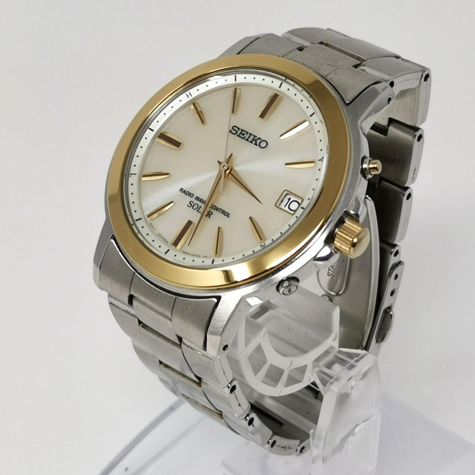 SEIKO セイコーセレクション RADIO WAVE CONTROL 稼働品 中古品 7B52 管理番号ARCANKO2187