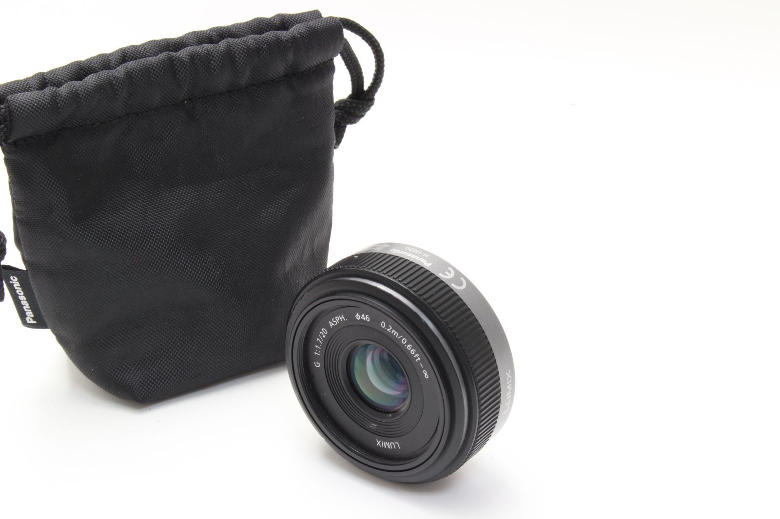 B+ (並品) Panasonic パナソニック LUMIX G 20mm F1.7 マイクロフォーサーズ 光学クリアー 初期不良返品無料 5-14