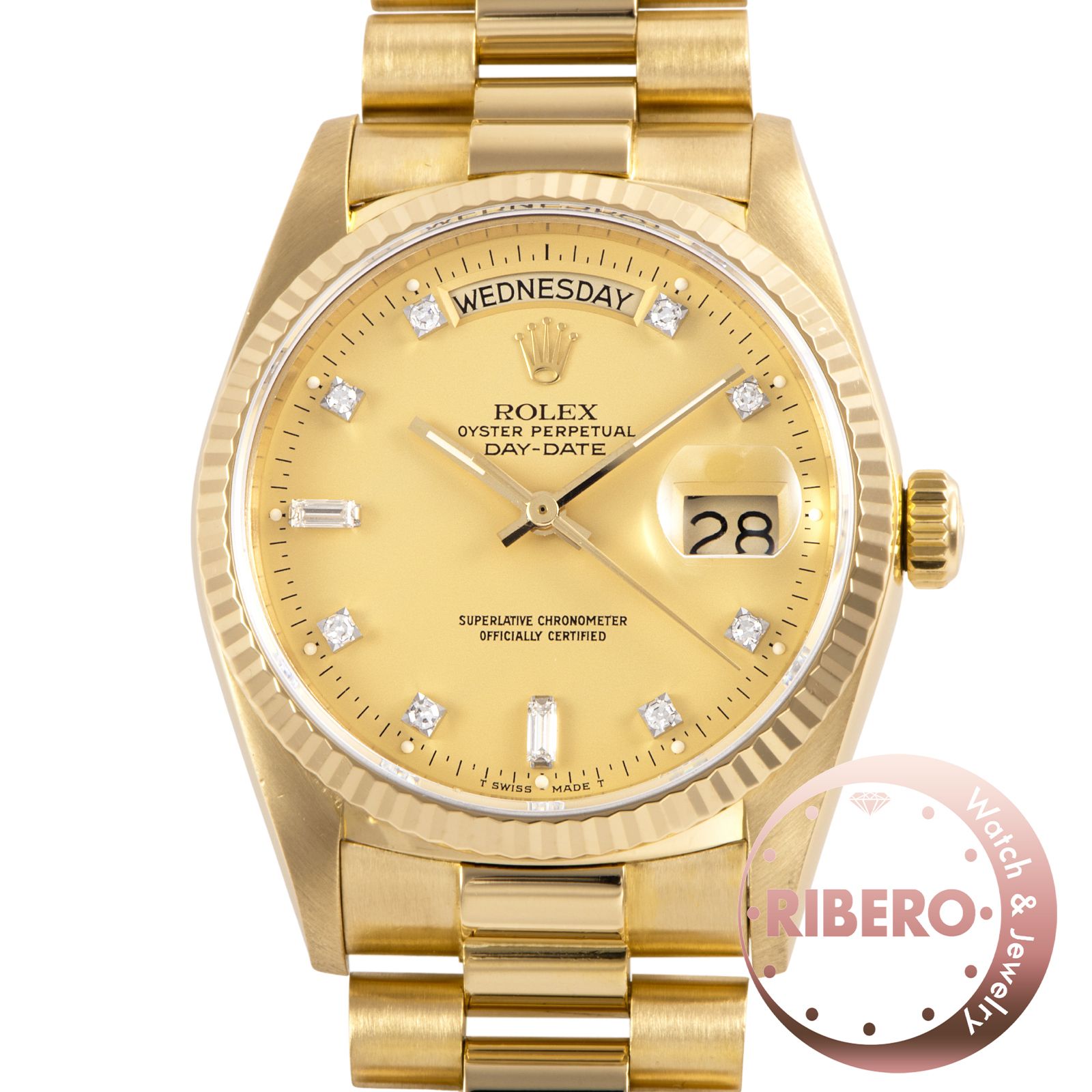 ROLEX ロレックス デイデイト 18038A 1986年製 Tritium K18YG【中古】