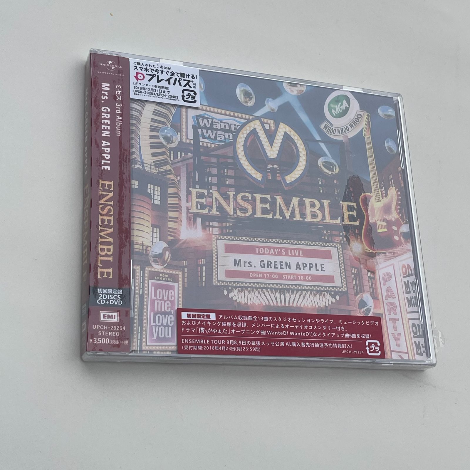 Mrs.GREEN APPLE ENSEMBLE 初回限定盤 CD - メルカリ