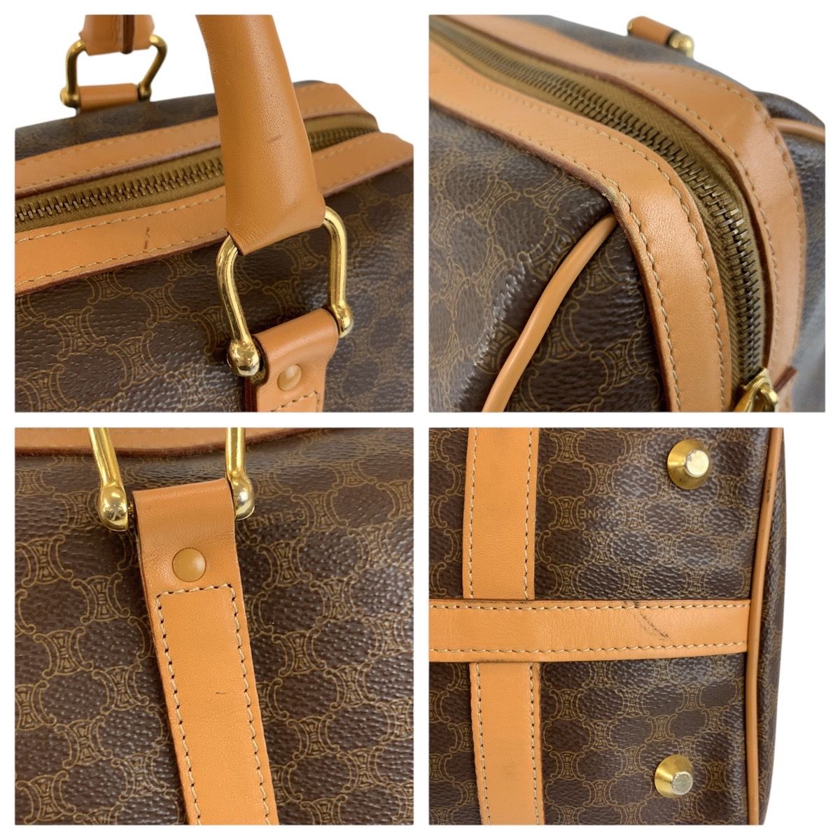 ブラウン ビジネスバッグ ハンドバッグ　★中古★比較的美品！ プラダ ガレリア ミディアムバッグ 2WAY ブラウン 1BA863 サフィアーノ
