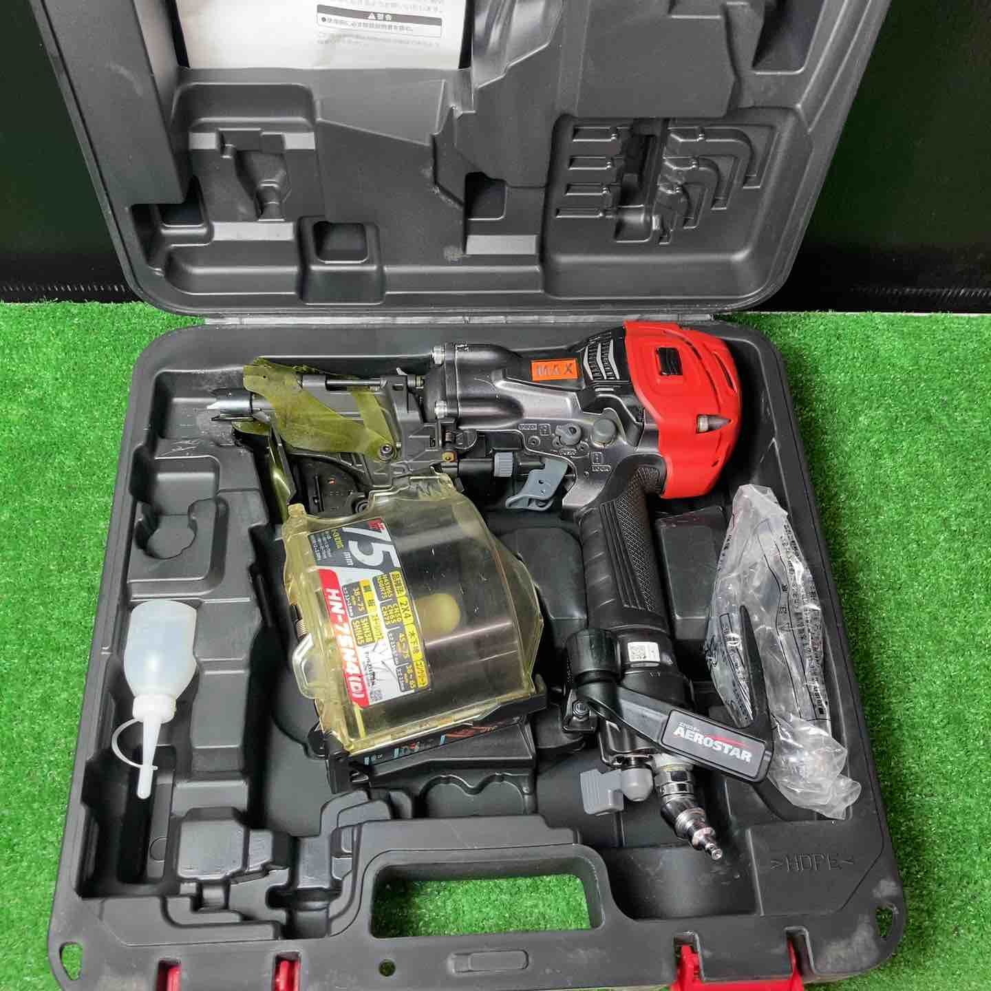 ★マックス(MAX) 高圧エア釘打ち機 HN-75N4(D)-G【岩槻店】
