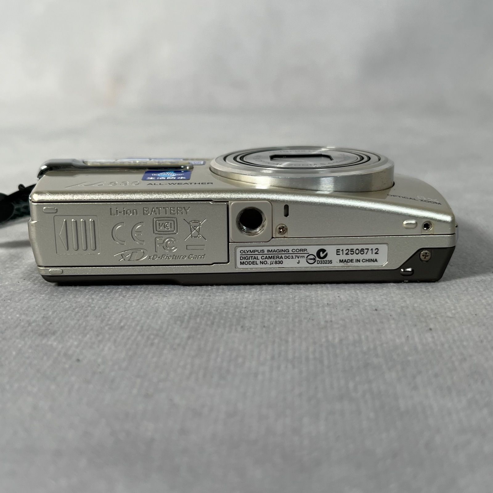 管2604-279】動作確認済☆ OLYMPUS オリンパス μ830 コンパクト