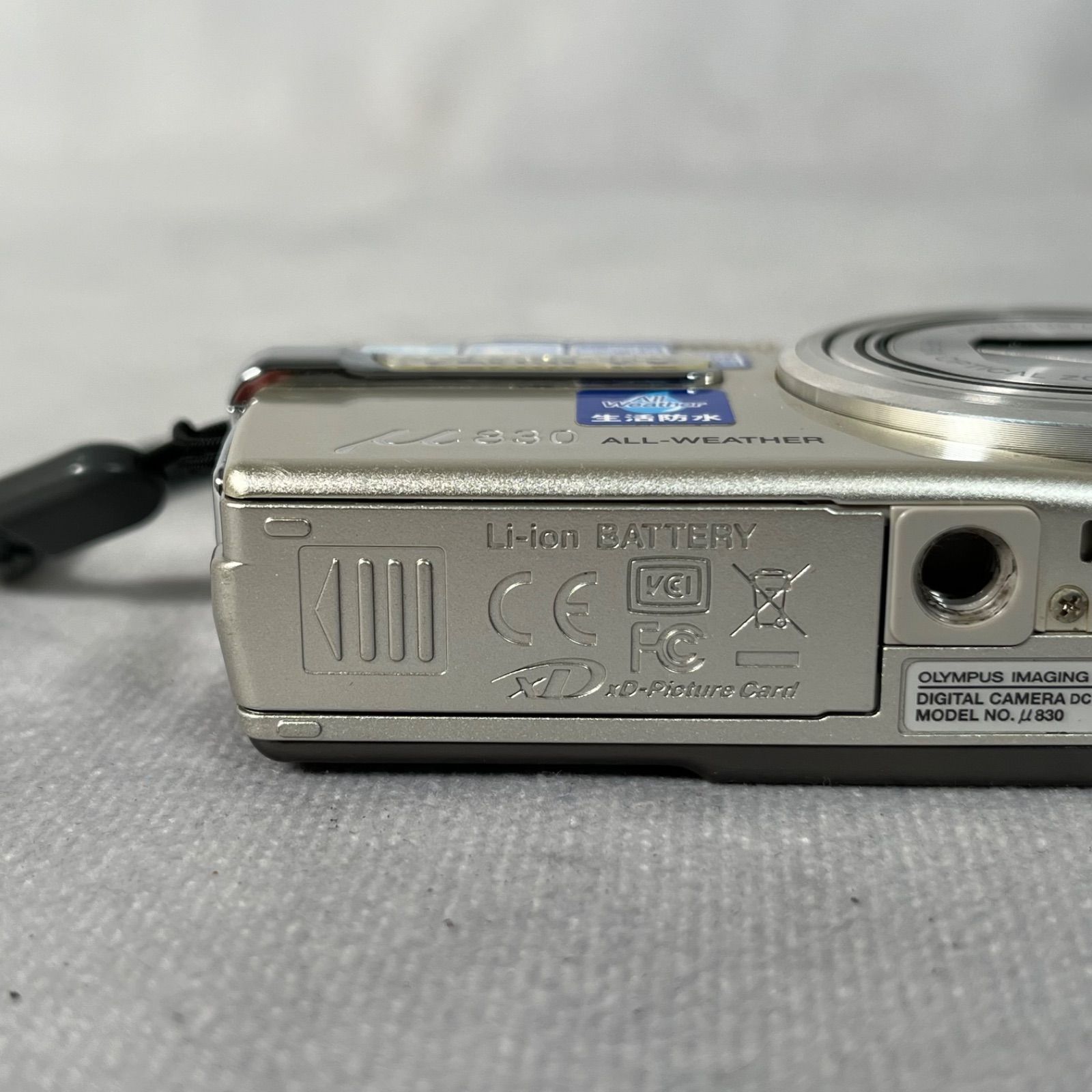 管2604-279】動作確認済☆ OLYMPUS オリンパス μ830 コンパクト