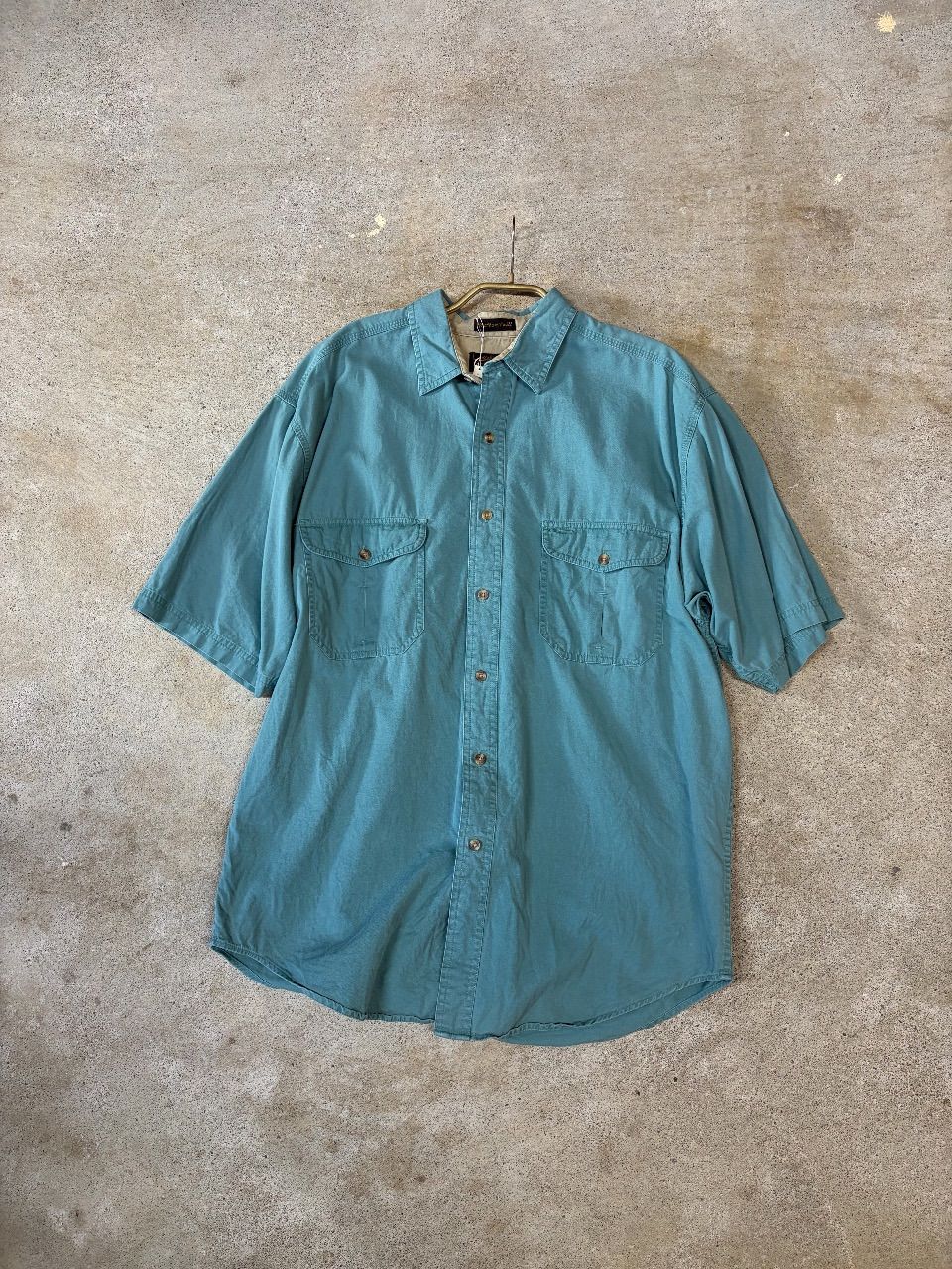 80's-90's Eddie Bauer Rufton Twill ワークシャツ