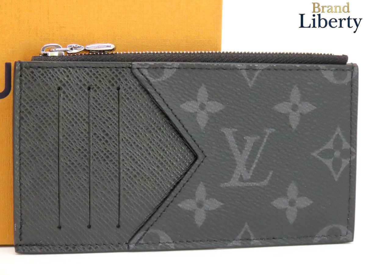 【新古品】ルイヴィトン LOUIS VUITTON タイガラマ モノグラム エクリプス コインカード ホルダー カードケース パスケース 名刺入れ コインケース コインパース 小銭入れ コンパクト財布 ノワール ブラック M30271